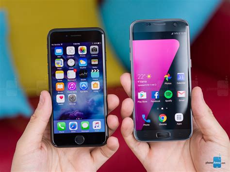 iPhone 7 vs Samsung Galaxy S7 